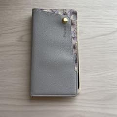 Elegante iPhon12용 케이스 수첩형 꽃무늬 미러 첨부