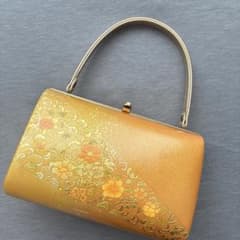 キンワシ印 和装バッグ 花模様 金彩 振袖 留袖 訪問着 - メルカリ