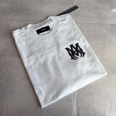 【新品未使用】AMIRI アミリ MAロゴ Tシャツ ホワイト 半袖のサムネイル