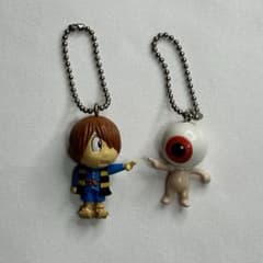 ゲゲゲの鬼太郎 ストラップ 赤 ゲゲゲの鬼太郎フィギアストラップ 3個セット - メルカリ