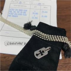 【美品】クロムハーツ　ネックレス　チェーン付きのサムネイル