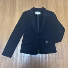 値下げ中】NATURAL BEAUTY カシミア ヘチマ衿ジャケット ブラック 