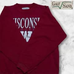 USA製 90s GALT SAND スウェット カレッジロゴ ウィスコンシン