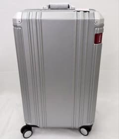 SWISS MILITARY キャリーケース 24インチ 66L シルバー - メルカリ