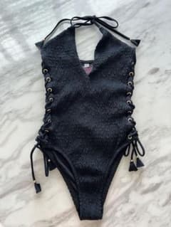 Victoria's Secret ブラックワンピース水着 XSのサムネイル