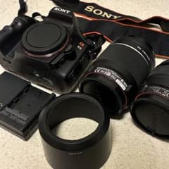 枚数少】SONY α65 ダブルズームレンズセット SLT-A65V 完動品 - メルカリ