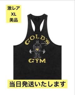 LyFT GOLD'S Gym Vintage Logo タンクトップ XL 黒 - メルカリ