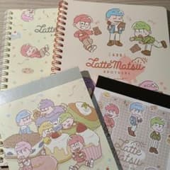 おそ松さん ラテ松 リングノート メモ帳のサムネイル