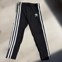 adidas ブラック レギンス 110のサムネイル