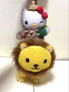 本日限定❗️】ハローキティ 動物園バージョン ぬいぐるみ ライオン