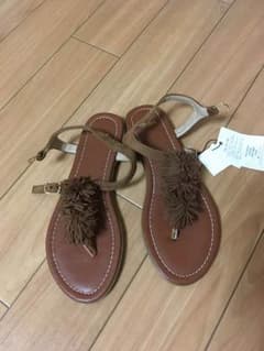 確認用 サンダル 新品タグ付きのサムネイル