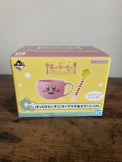 커비 이치 반 쿠지 C상 안심한 ☆ 스프 머그 & 숟가락