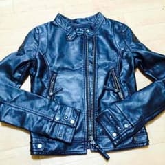 MURUAレザーライダースジャケットブラックサイズSのサムネイル