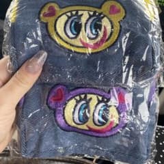 サ*ン様 デニム風 ミニポーチ 2種セット カプセルトイ　エンジェルブルーのサムネイル
