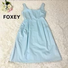 FOXEY BOUTIQUE フォクシー ミントブルー Aラインワンピース 40 - メルカリ