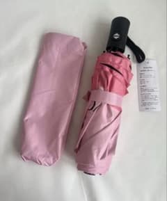 完全遮光100% 日傘 折りたたみ 3秒でたためる 自動開閉 晴雨兼用 ピンクのサムネイル