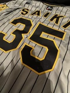 阪神タイガース 佐木浩人2022プロコレ•ビジターユニフォームLサイズNo.35 阪神タイガース 佐木浩人2022プロコレ•ビジターユニフォームLサイズNo