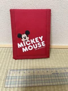 【希少品】レトロ ヴィンテージ Mickey Mouse カードケースレッドのサムネイル