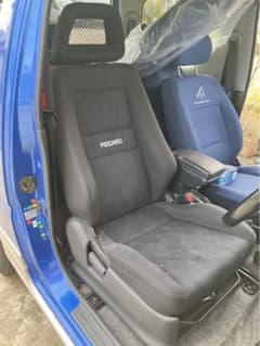 スズキkeiワークス 純正レカロシート jb23の純正シートレールで使用