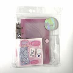 クーリア とうめいシールバインダー toumei ピンクのサムネイル