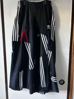 古着 adidas リメイク ワイドトラックパンツ アディダスのサムネイル