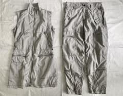 ISSEY MIYAKE ジップナイロンカーゴパンツ セットアップのサムネイル