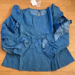 ブラウスデニム生地トップスM新品のサムネイル