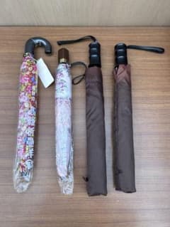 折りたたみ傘 4本セット 花柄 無地のサムネイル