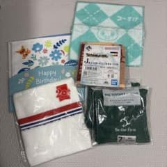[新品未使用]タオルハンカチ 6枚セット まとめ売りのサムネイル