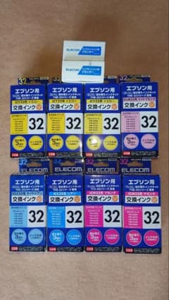EPSONプリンター用詰め替えインク全8個＋リセッター2個【匿名配送】のサムネイル