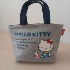 「美品」 ハローキティちゃん ミニトートバッグ小さい手提げバッグのサムネイル