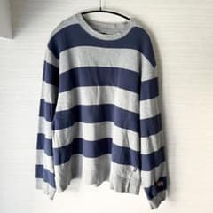 【stussy】太ボーダー　スウェットのサムネイル