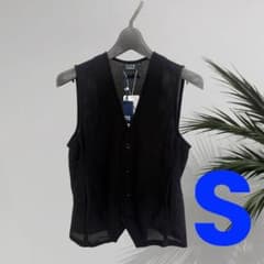 新品】muta MARINE ストレッチメッシュジレ 黒 Sサイズ - メルカリ