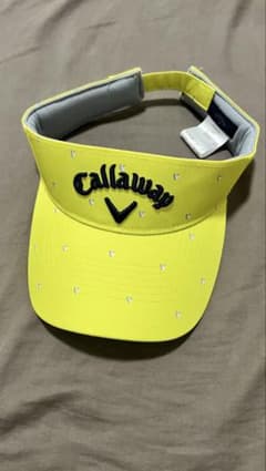 Callaway レディース ゴルフ サンバイザー イエローのサムネイル