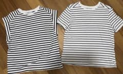 ZARA ボーダーTシャツ 2枚セットのサムネイル
