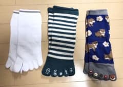 5本指ソックス　3足セット♪のサムネイル
