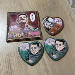 金カム ハート製缶バッジ まとめ売りのサムネイル