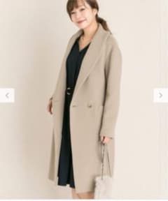 Rosso  ショールオーバーコート　ベージュ色のサムネイル