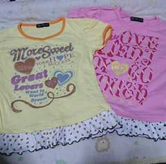 130㎝女児用Tシャツのサムネイル