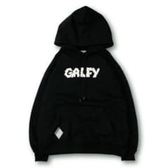 最終値下げ　GALFY ブラック パーカーのサムネイル