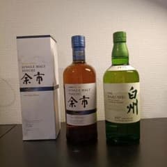 余市 Grande & 白州 100周年記念ラベル 2本セット 余市 Grande & 白州 100周年記念ラベル 2本セット - メルカリ