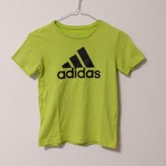 adidas　Tシャツ　黄緑のサムネイル