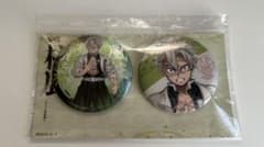 鬼滅の刃 柱展 キービジュアル グリッター缶バッジセット 不死川実弥