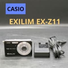 CASIO EXILIM EX-Z11 デジタルカメラ ブラック 充電器付き - メルカリ