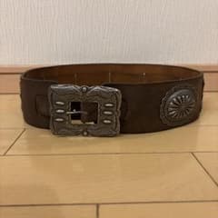 Meomeo　激レア ダブルアールエル コンチョベルト Meomeo様専用 激レア ダブルアールエル コンチョベルト - メルカリ