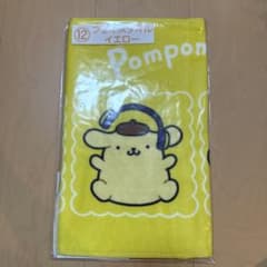 ポムポムプリン フェイスタオル イエローのサムネイル