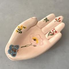 B*n様 Nathalie Let ナタリーレテ　ハンドトレイ　手のひら　小物入 Nathalie Let ナタリーレテ ハンドトレイ 手のひら 小物入 - メルカリ