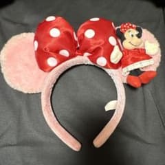 ミニーマウス カチューシャ ぬいぐるみ付きのサムネイル