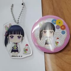 鬼滅の刃 鬼滅ノ刃 鬼滅の刃缶バッジ アクリルキーホルダー ローソン限定のサムネイル