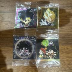ドラゴンボール 超戦士シールウエハース 4枚セットのサムネイル